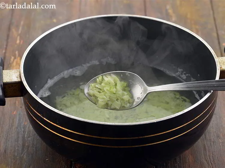 Step 7 – Add the broccoli stalks and cook on a medium flame for 4 to 5 minutes. …