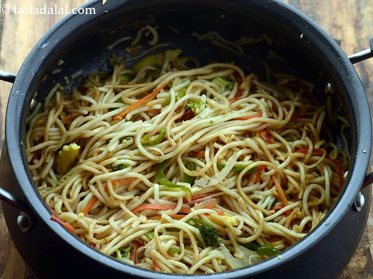 Step 15 – Add soy sauce and mix well and cook on medium flame for 2 minutes, while …