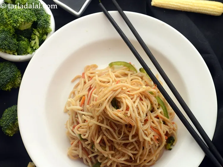 Step 16 – Serve&nbsp;<strong>broccoli and baby corn hakka noodles | Indian style</strong>&nbsp;<strong>broccoli&nbsp;and baby corn noodles</strong>&nbsp;<strong>| mixed vegetable hakka …