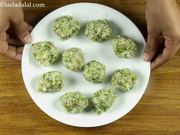 Step 13 – Shape a portion into a ball.