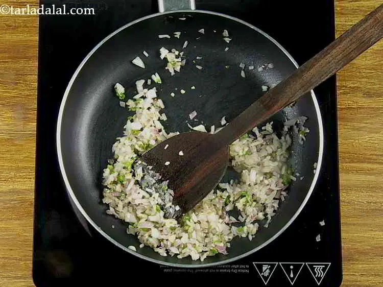 Step 5 – Furthermore, add the green chillies and saut&eacute; on a medium flame for 2 minutes or …