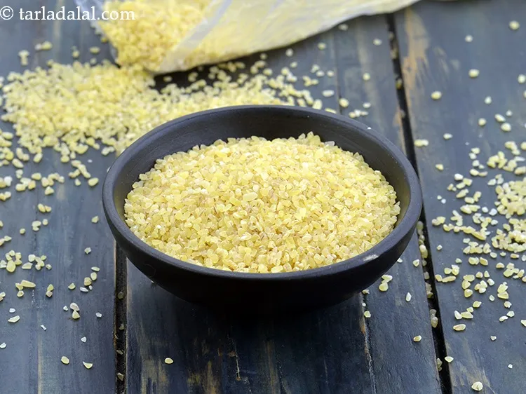 Step 2 – Start with&nbsp;<strong>bulgur wheat porridge for babies | dalia porridge of babies | broken wheat porridge …