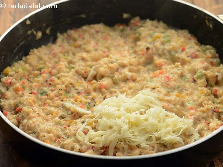 Step 28 – Add cheese. We have used mozzarella, if you do not have it available use processed …