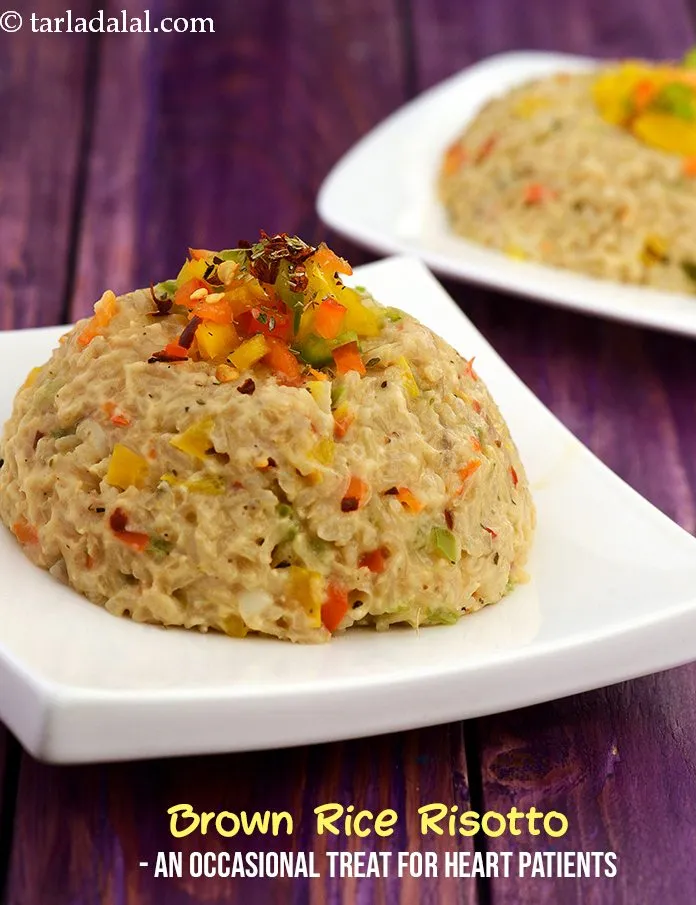 Step 32 – <strong>Brown Rice Risotto - An Occasional Treat for Heart patients</strong>.