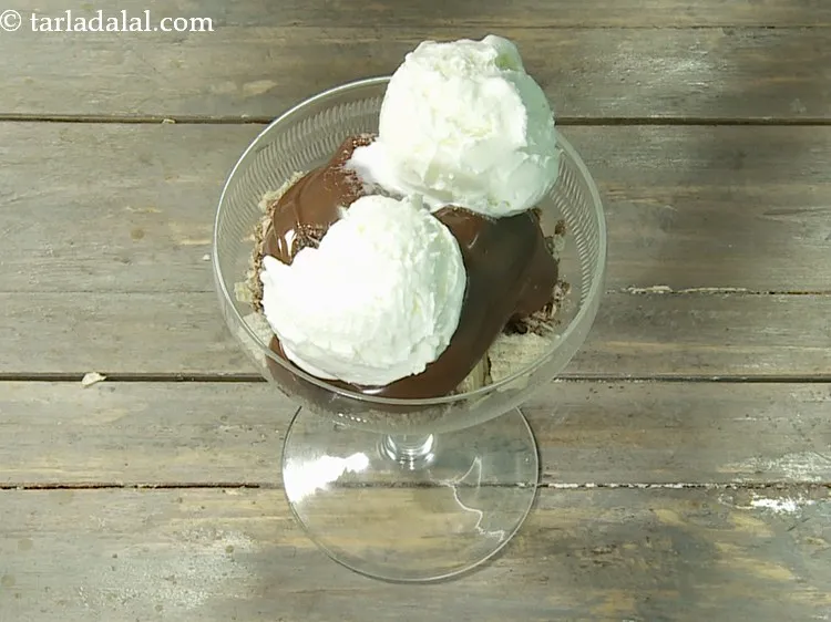 Step 4 – Place 2 scoops of vanilla ice-cream over it. We have used <a href="https://www.tarladalal.com/Rich-Vanilla-Ice-cream-3978r" target="_blank">homemade&nbsp;Rich Vanilla …