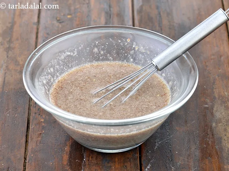 Step 5 – Mix well with a whisk for 2 minutes. Keep aside.
