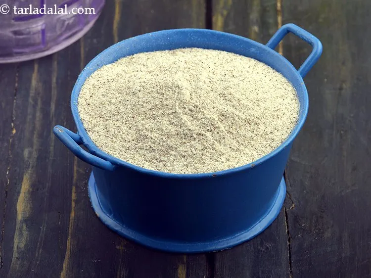 Step 3 – For the dough of<strong> baked buckwheat puri recipe | healthy kuttu ki puri | Indian …