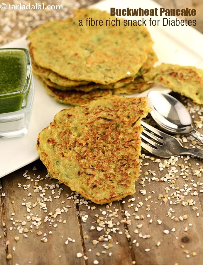 Step 30 – <strong>Buckwheat Pancake - a fibre rich snack for Diabetes.</strong>