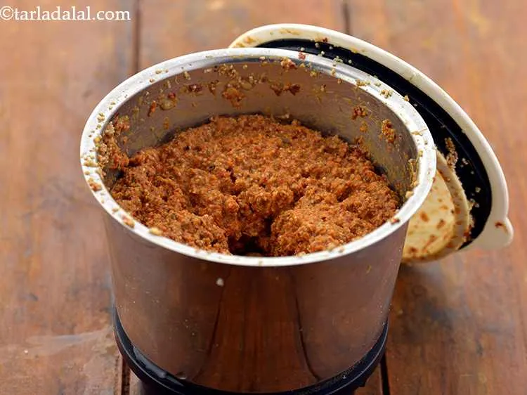 Step 11 – Blend into a smooth paste and keep aside. This masala paste is actually optional. This …