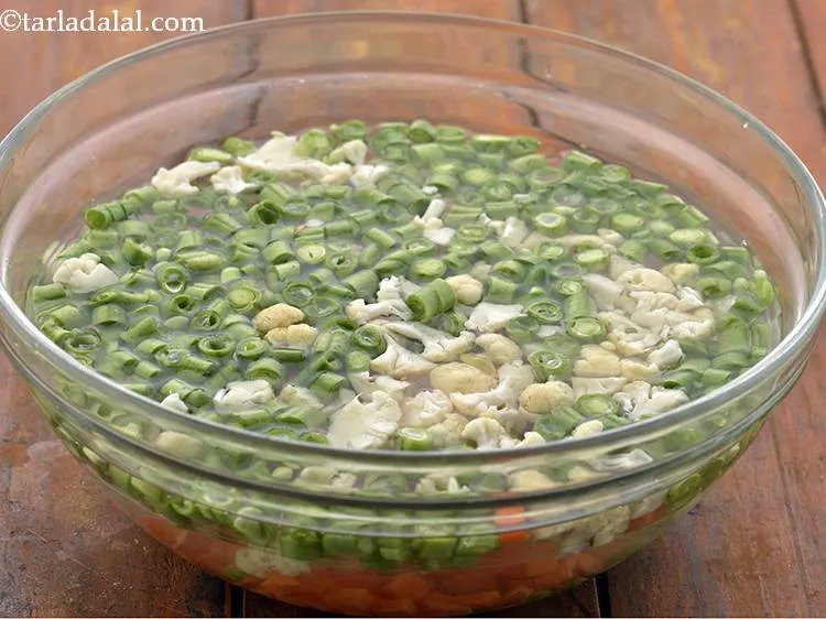 Step 13 – Boil in enough water for 10 mins. Keep aside.