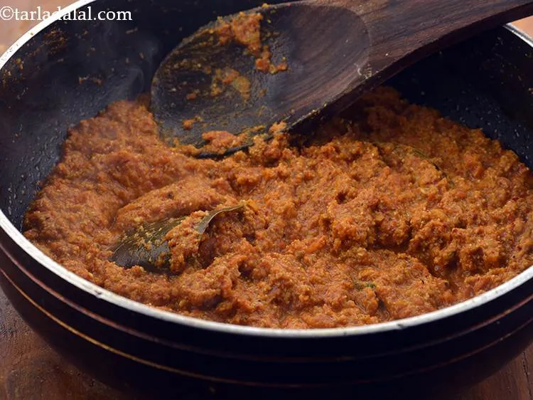 Step 21 – Saut&eacute; on a medium flame for 2 more minutes or fry until the mixture leaves …