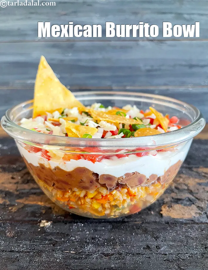 Step 90 – Serve burrito bowl as a complete meal.