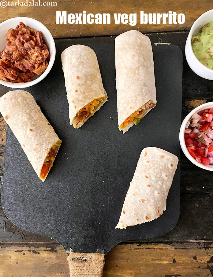 स्टेप 129 – <strong>बरिटो को | मैक्सिकन बरिटो | वेज बरिटो | घर …