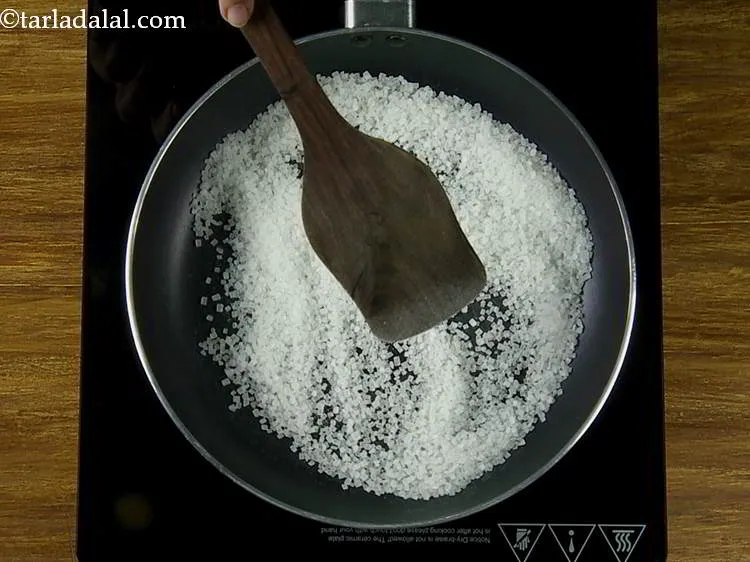 Step 2 – Take a broad non- stick pan and heat it up. A broad non-stick pan is …