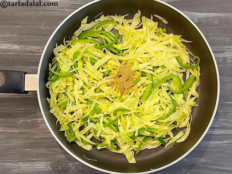 Step 14 – Add the coriander seeds powder.