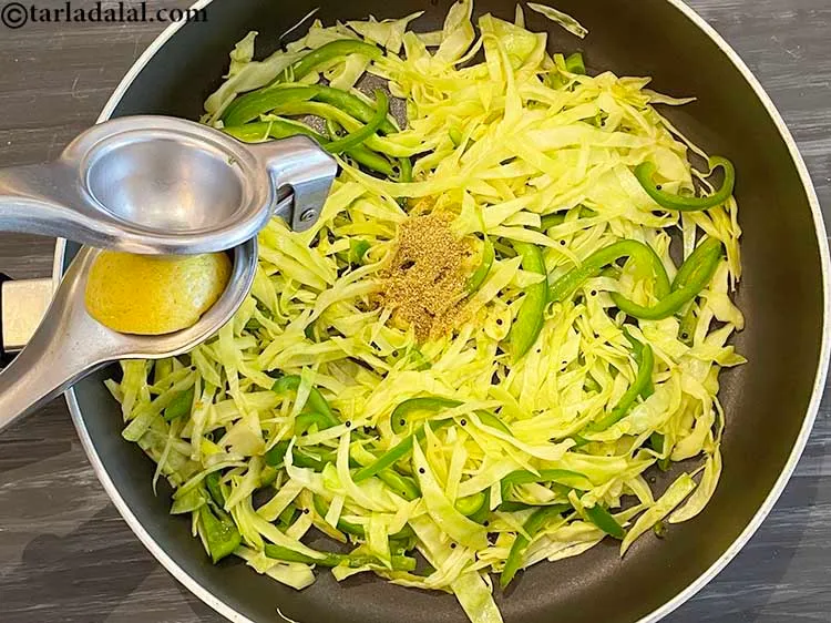 Step 15 – Add the lemon juice.