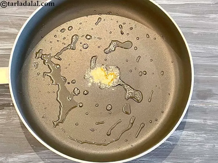 Step 4 – Add the asafoetida.