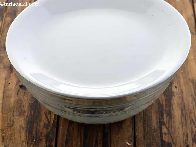 Step 11 – Cover with a lid or damp muslin cloth and keep aside for 10 minutes.