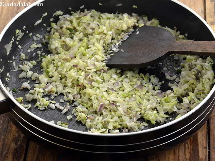 Step 16 – Now add water and mix well.