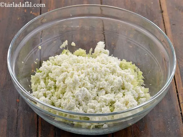 Step 7 – Now add the crumbled paneer to this. Read the interesting article on why&nbsp;<a href="https://www.tarladalal.com/article-is-paneer-healthy-289">is paneer …