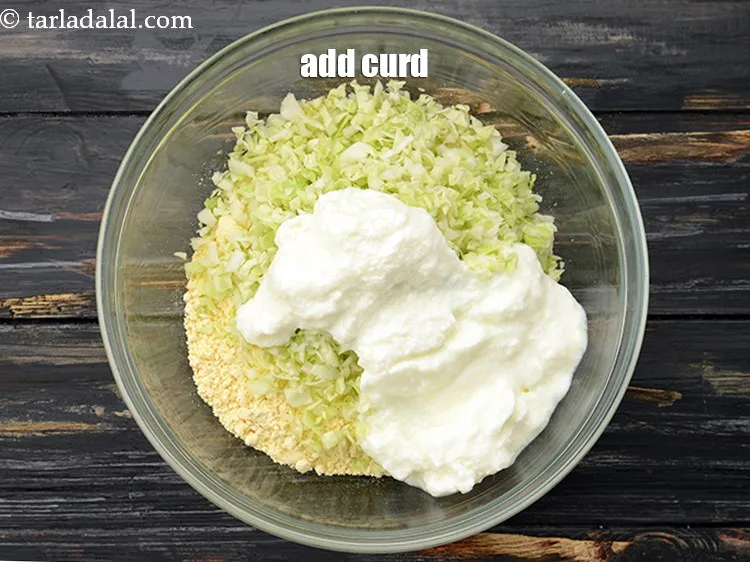 Step 5 – Add the1/2 cup&nbsp;<a href="https://www.tarladalal.com/glossary-curd-dahi-yogurt-yoghurt-383i">curds (dahi)</a>. We have used fresh if you do not have you …
