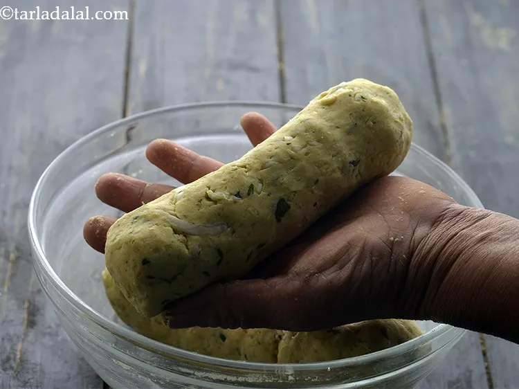 Step 16 – Shape each portion into 125 mm. (5") cylindrical roll. If you are facing difficulties in …