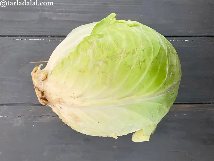 Step 3 – This is what cabbage looks like.&nbsp;Cabbage or gobhi, is one of the most popular vegetables …