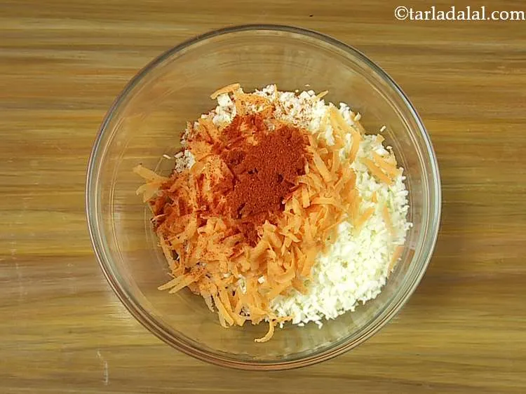 Step 12 – Add the spices, first we will add chilli powder.