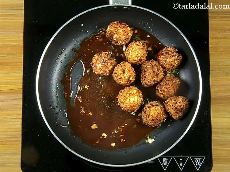 Step 31 – Add the cabbage balls.