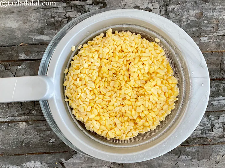 Step 22 – Drain it using a strainer and discard the water.&nbsp;