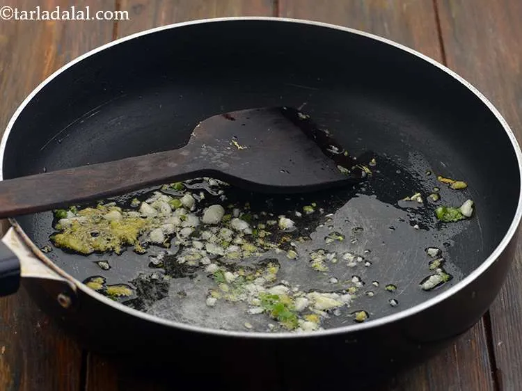 Step 28 – Saut&eacute; on a medium flame for 30 seconds.