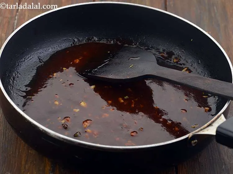 Step 30 – Mix well and cook on a medium flame for 30 seconds.