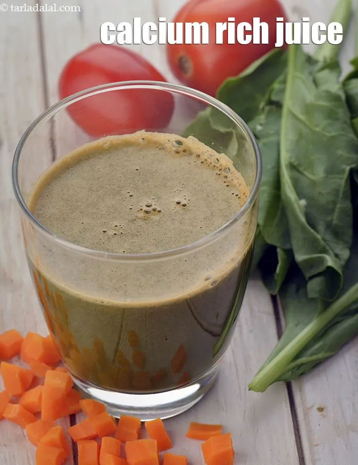 स्टेप 12 – <strong>गाजर पालक और टमाटर का जूस</strong>&nbsp; |&nbsp;<strong>कैल्शियम से भरपूर जूस …