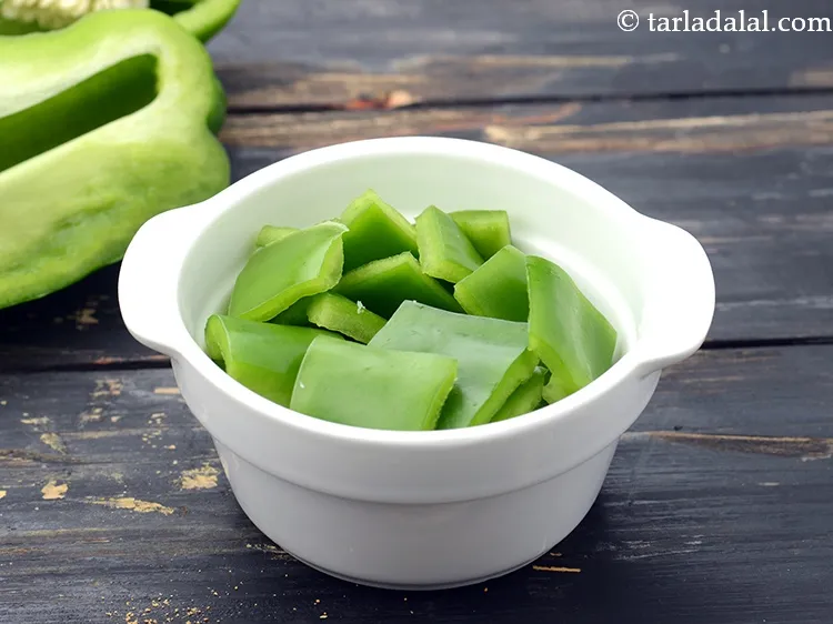 Step 30 – Tomato cubes can be replaced with capsicum cubes.&nbsp;