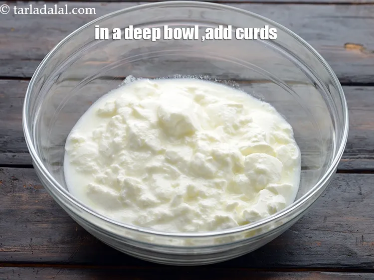 Step 11 – to make <strong>cardamom lassi recipe | elaichi lassi | Indian summer drink</strong>, in a deep …