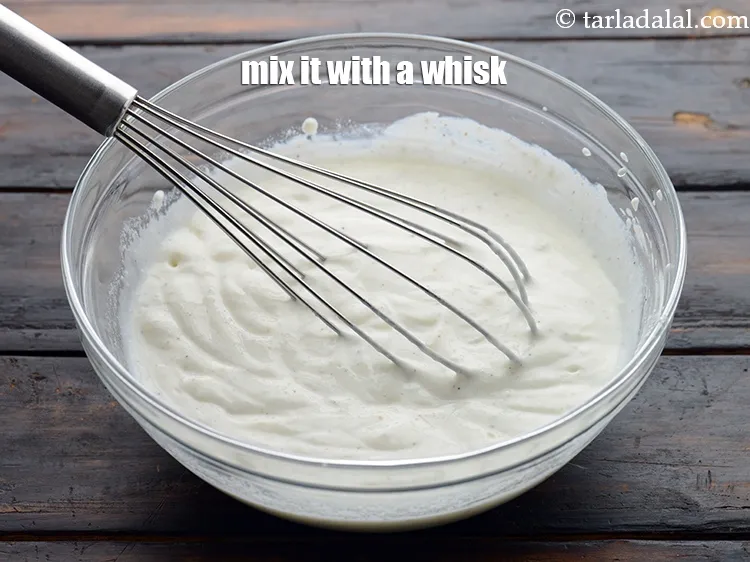 Step 14 – Mix it well using a whisk.&nbsp;