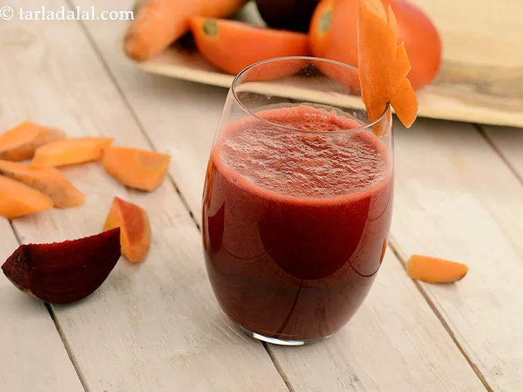 Step 6 – Serve&nbsp;<b><span style="font-size: 12pt; font-family: &quot;Kohinoor Devanagari Regular&quot;;">beetroot carrot tomato juice recipe&nbsp;|&nbsp;healthy Indian carrot tomato beetroot …