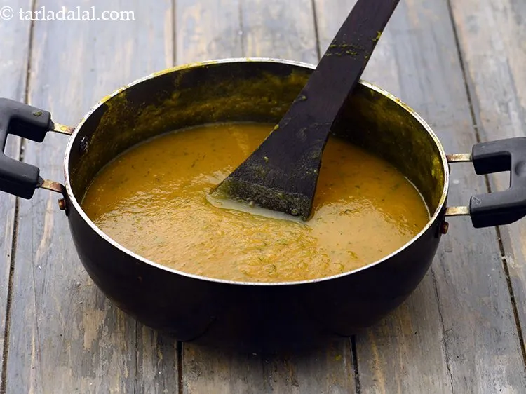 Step 20 – Mix <strong>carrot and coriander soup recipe | carrot coriander and soup Indian style | healthy …