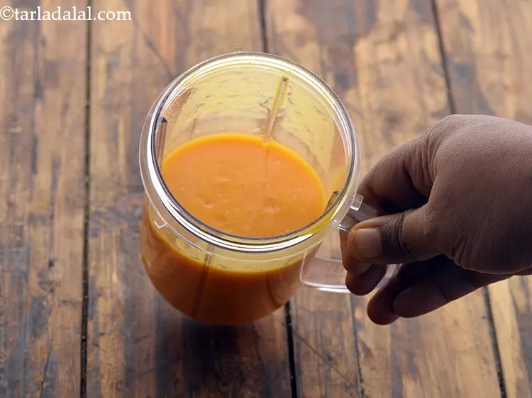 स्टेप 21 – मिश्रण को मुलायम होने तक पीस लें। सुनिश्चित करें कि …