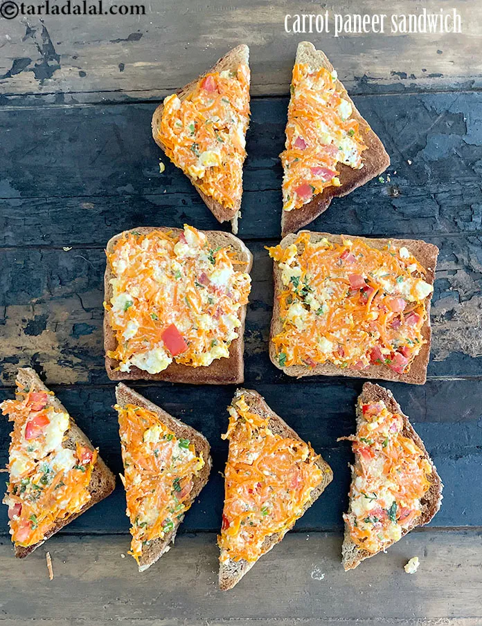 Step 16 – You can cut your baked toast in triangles or leave them as is.