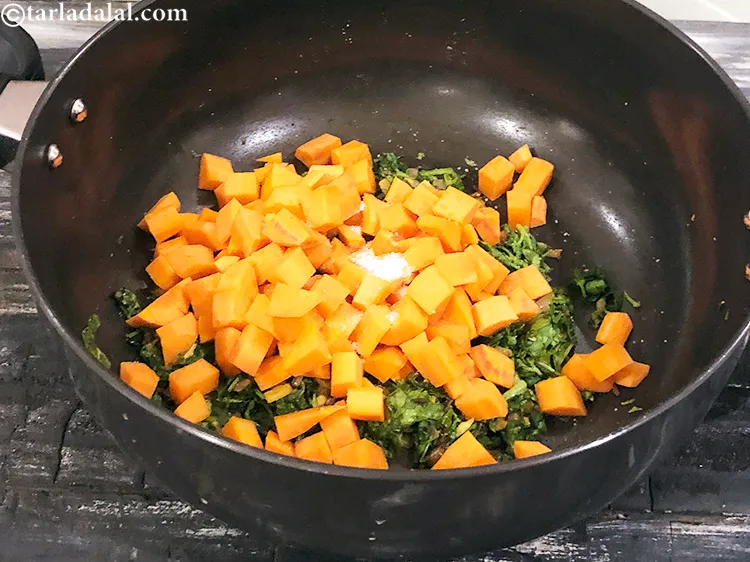 Step 12 – Add the salt.