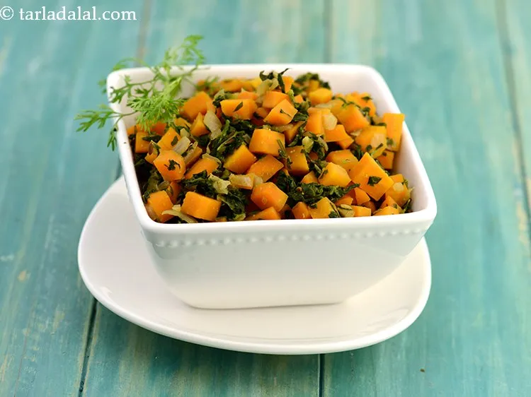 Step 16 – Serve <strong>gajar methi sabzi |&nbsp;sabzi for diabetes&nbsp;|&nbsp;carrot and fenugreek vegetable Indian style&nbsp;|&nbsp;healthy carrot methi sabzi&nbsp;| …