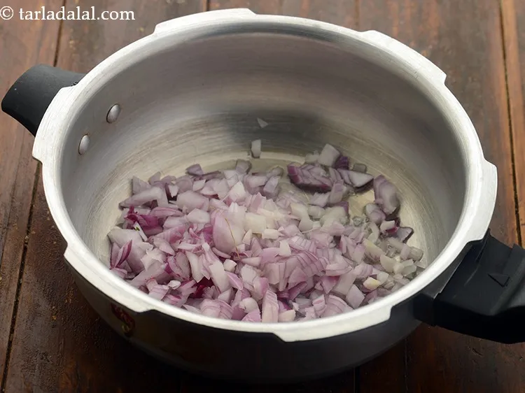 Step 8 – Add roughly chopped onions to it. You need not worry about chopping them finely as …