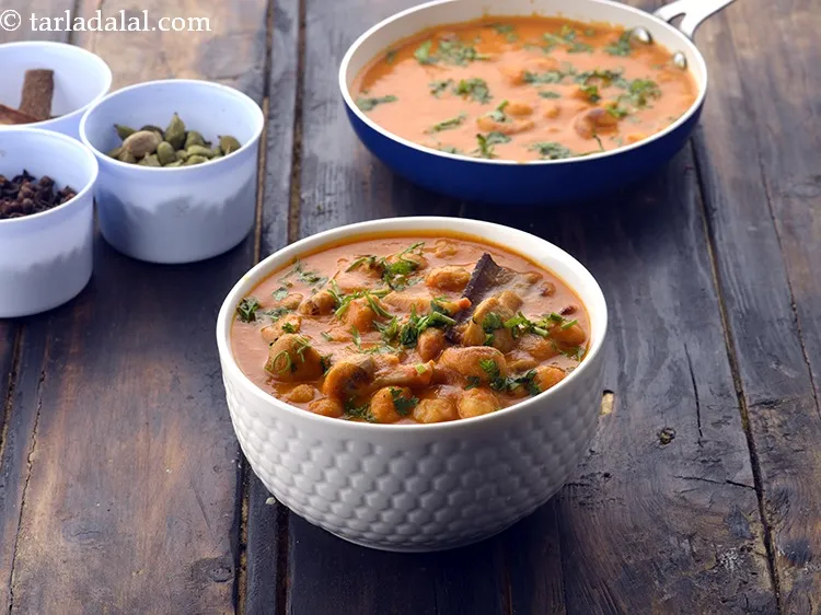 Step 45 – Serve <strong>cashew mushroom and makhana curry recipe | kaju mushroom makhana | Indian mushroom makhana …