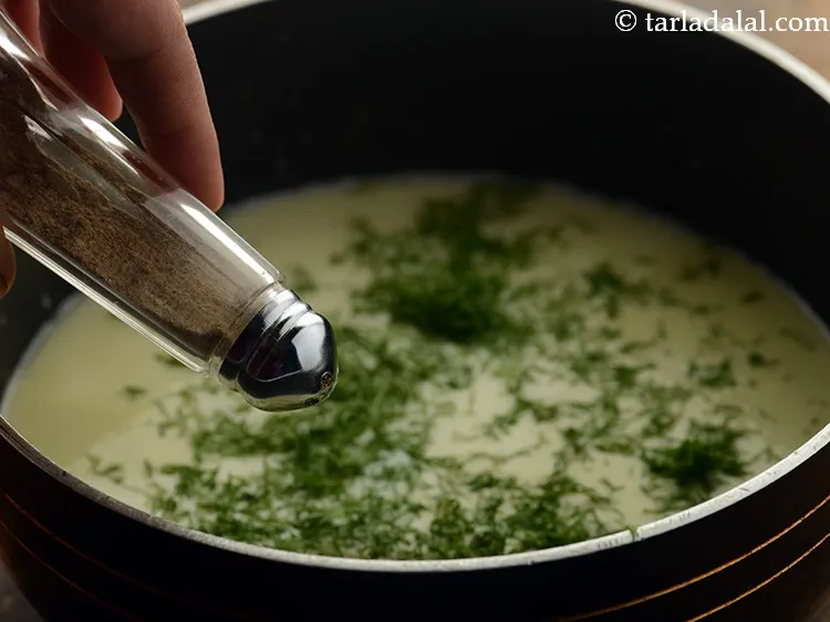 Step 21 – Add pepper powder. You can also add crushed black pepper to increase the spice level …