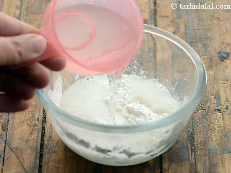 Step 3 – Add water.