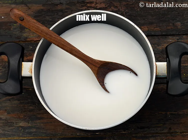 Step 17 – Mix well and cook on a medium flame for 1 minute, while stirring continuously. &nbsp;Make …