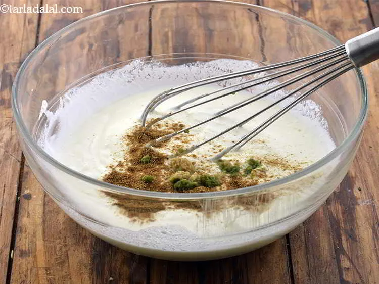 Step 3 – Add the ginger-green chilli paste. You can make <a href="/Masala-Chaas-Recipe-Spicy-Buttermilk-Recipe-41910r">spicy buttermilk</a> by adding a few …