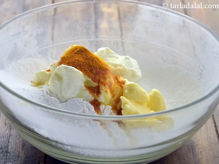 Step 6 – Add a little turmeric powder