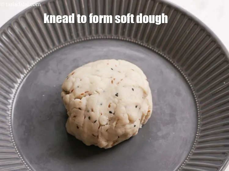 Step 12 – Knead to form a soft dough.